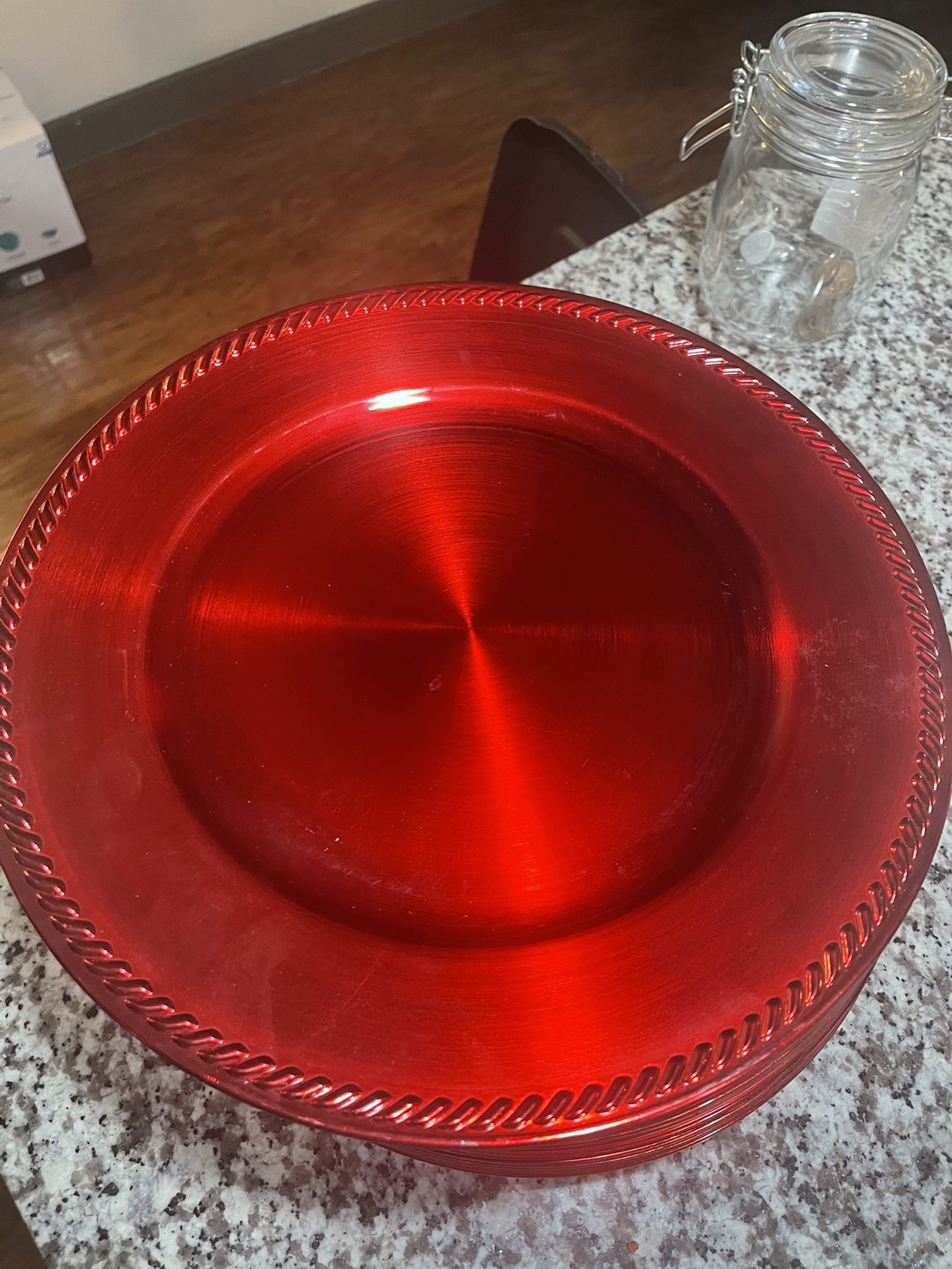 Red Charger Plates 