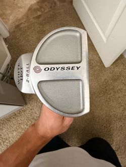 Odyssey White Hot 2-Ball Mallet Putter - 35" Right Handed (Includes Headcover)