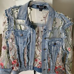 Floral Jean Jacket 
