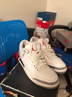 Jordan 3 white cements