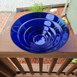 Vintage Cobalt Bowl