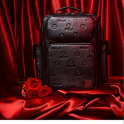 15L Wolfpak Black Leather Back Pack