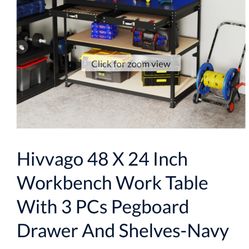 Workbench W/ Peg Board 