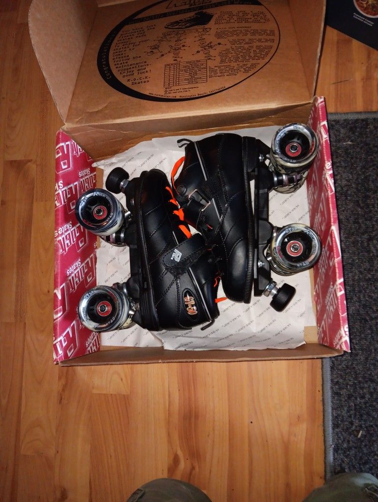Boy's Sz 6 Rock Roller Skates. These Skates Are Brand New.