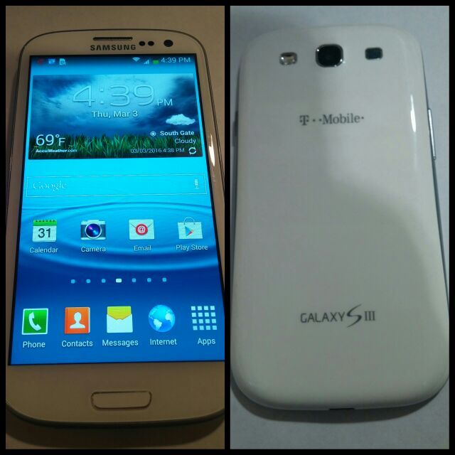 T-MOBILE SAMSUNG GALAXY S3 4G CLEAN IMEI