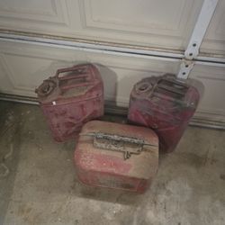Vintage Jerry Gas Cans
