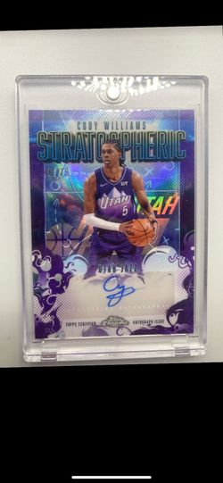 Cody Williams – Stratospheric Auto #46/75 (autograph numbered to 75)