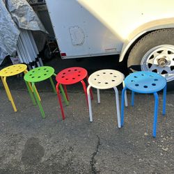 Plastic Stackable Stools
