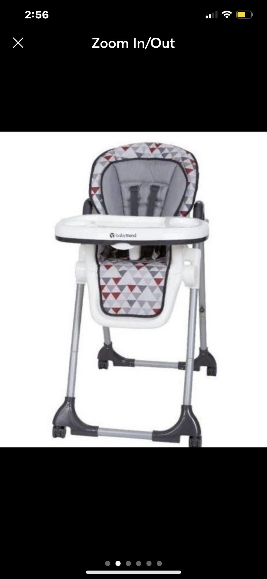 Baby Trend High chair Reclining, Heigh Adjustable, Easy Care