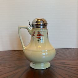 Royal Rochester ROYALITE Syrup Pitcher With Metal Lid