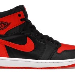 Jordan 1 Retro High OG Satin Bred Women Size 12/Men Size 10.5