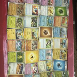 31. Pokémon cards with two extra for free.