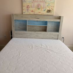 Queen Bed-frame Storage 