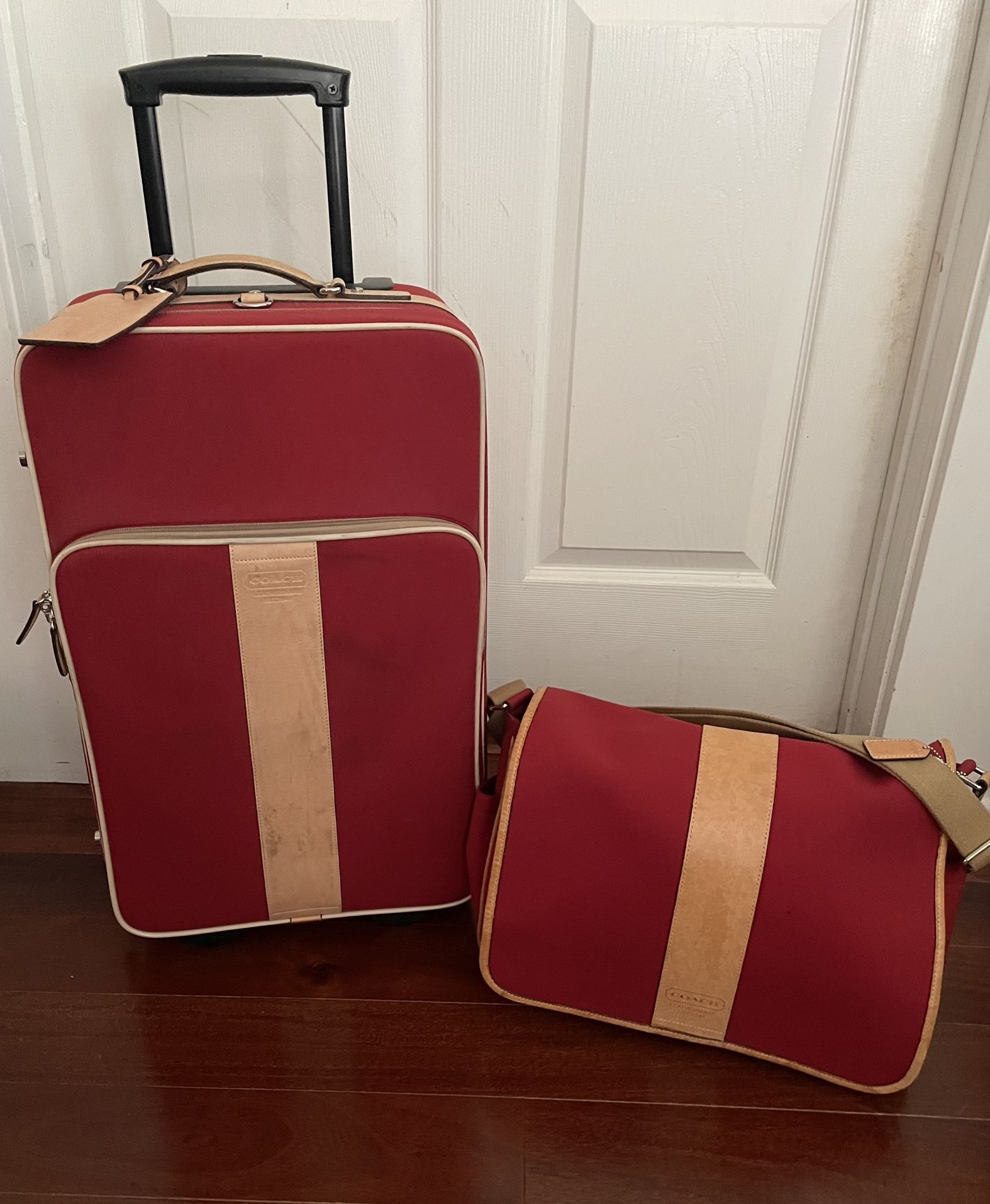 Authentic Coach Luggage Set