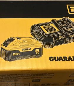 DeWalt 20V MAX 6AH Battery and Charger Kit