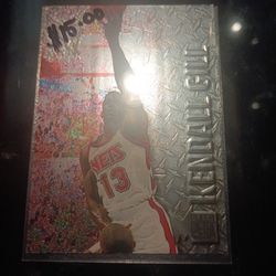 Kendall Gill fleer metal 96-97 basketball cards for sale.