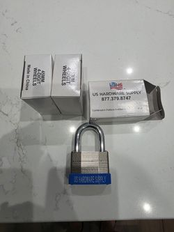 3 new padlocks