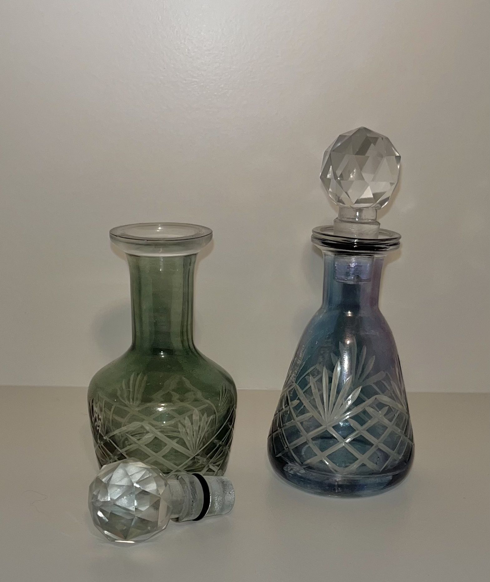 Crystal Vintage Perfume Bottles 