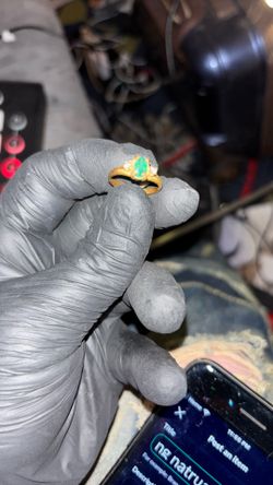 Emerald And Diamond Ring 