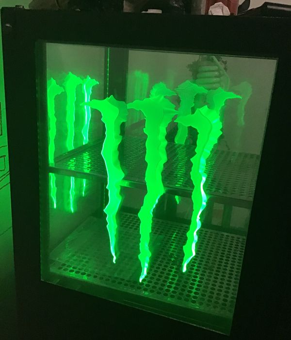 monster fridge mini offerup