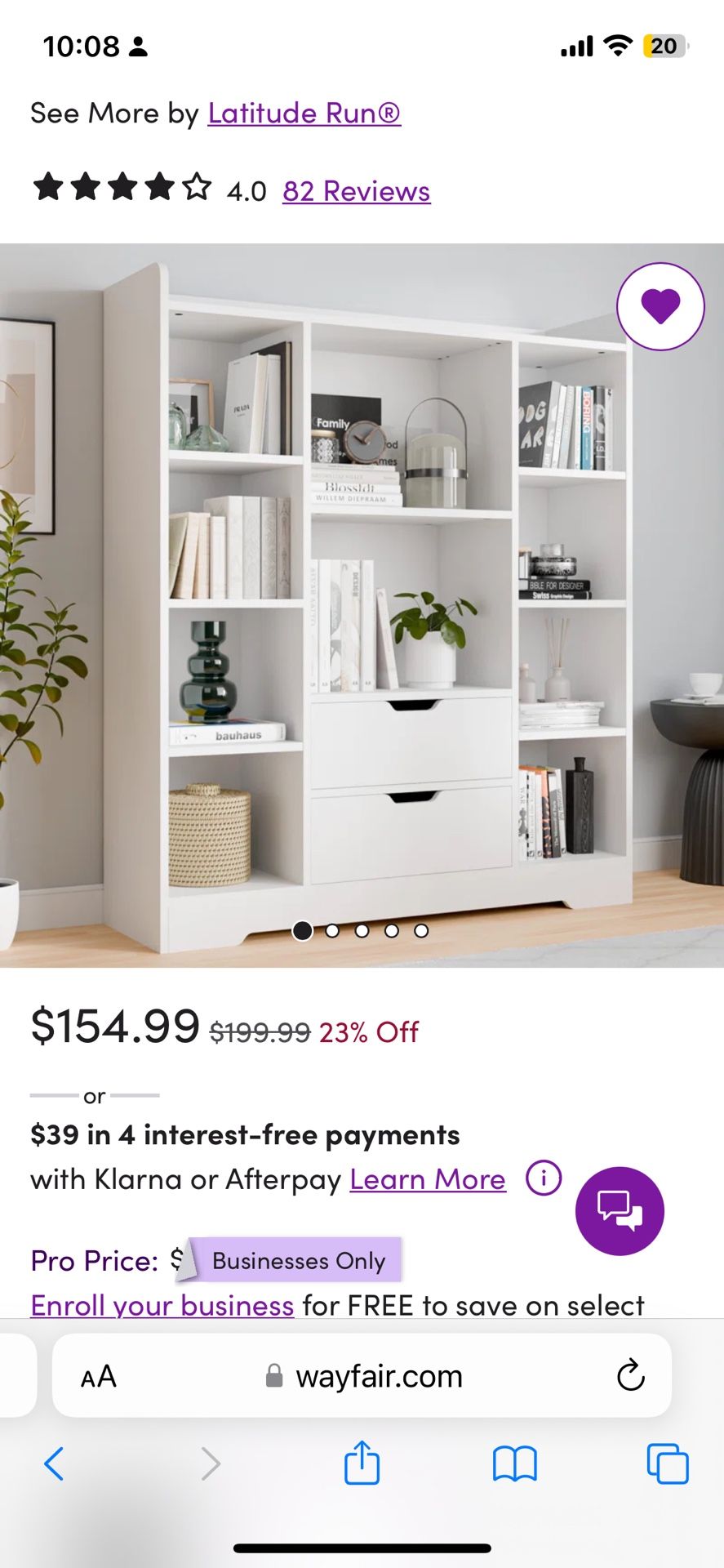 Storage Bookcase