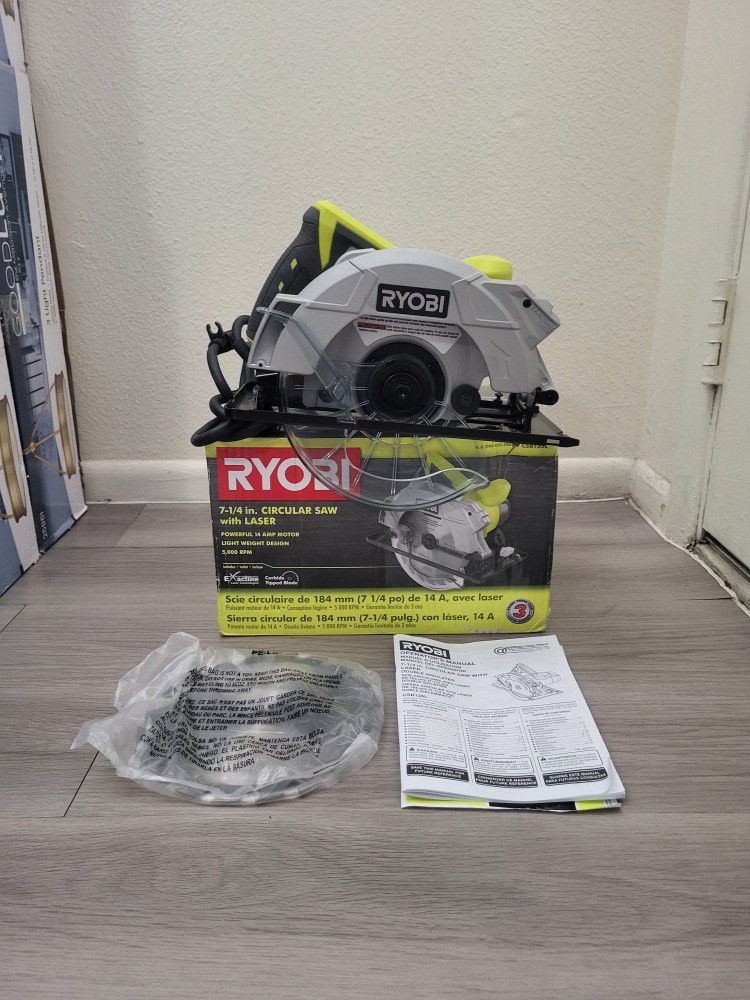 RYOBI 14 Amp 7-1/4 in. Circular Saw with Laser