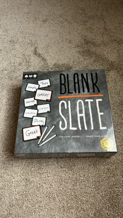 Blank Slate Board Game