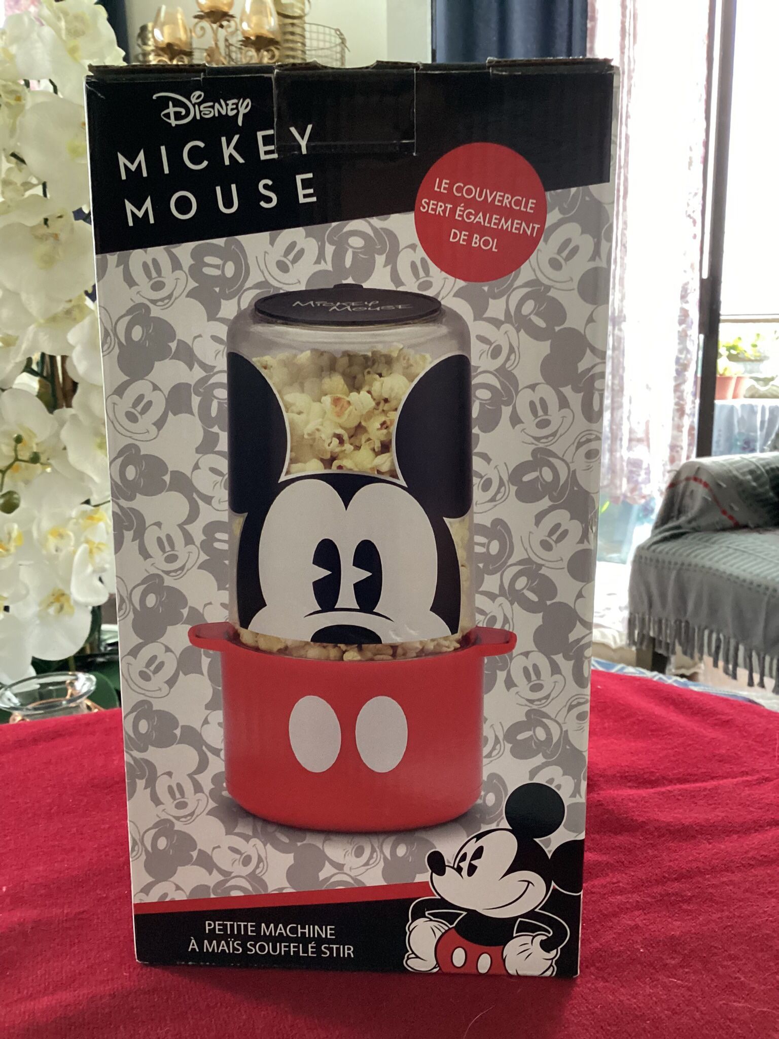 Disney Mickey Mouse Mini Stir Popcorn Popper 