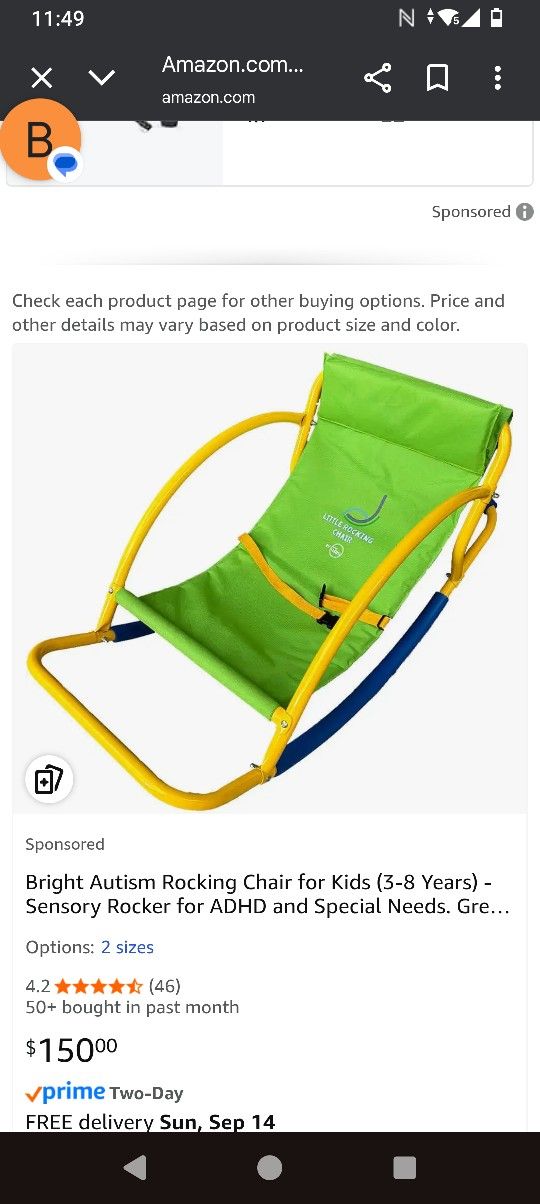 Autism Rocking Chair