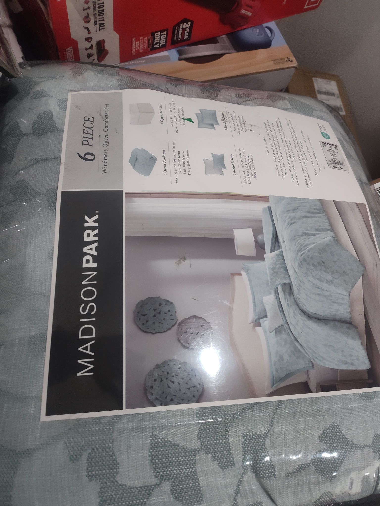 510 Design 3 Piece California King Comforter 