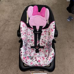 Onboard Infant Minnie Mouse Car seat With Bottom Piece 