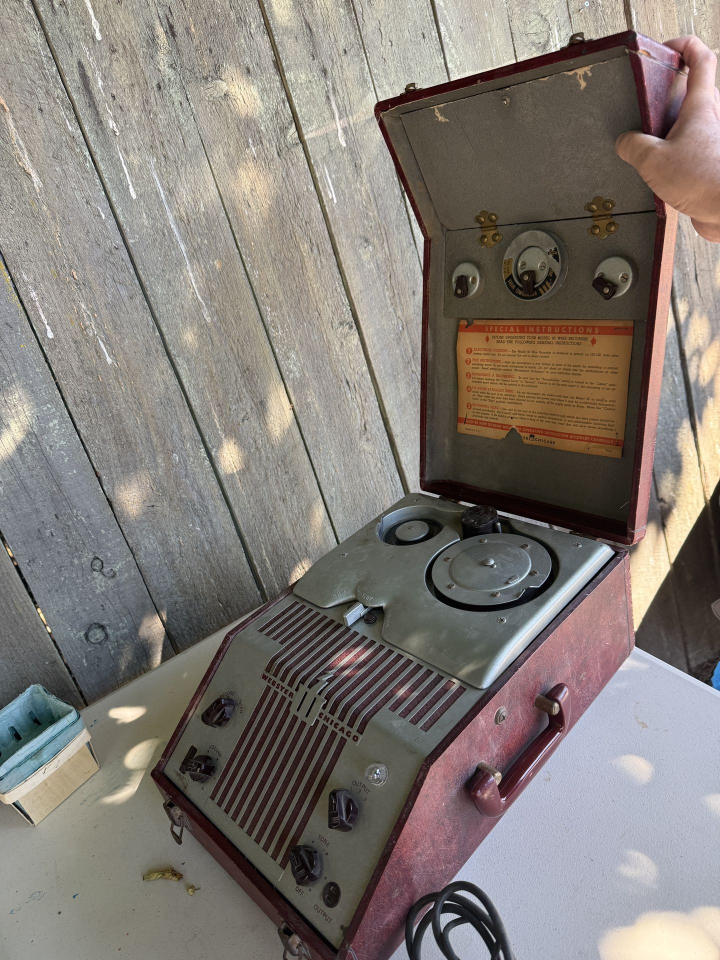 Antique Wire Recorder