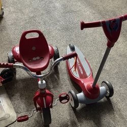 Radio Flyer Toddler Bike And Scooter 