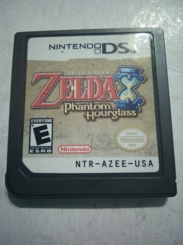 Nintendo Ds Game Zelda Phantom Hourglass No Case Used
