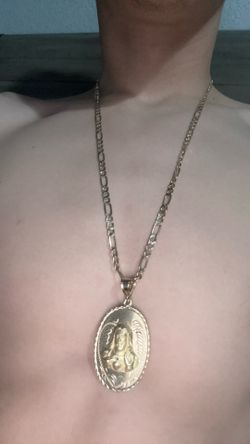 Figaro 10kt chain