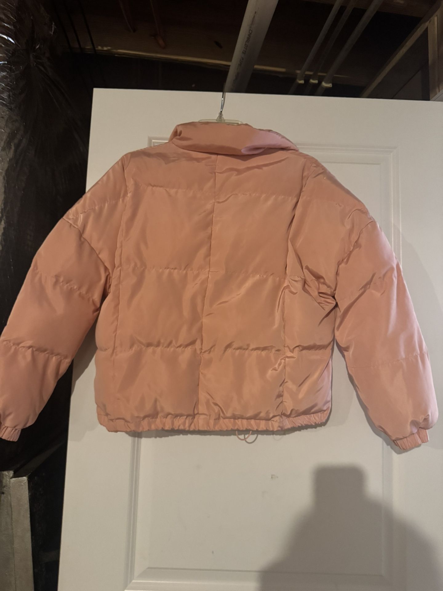 Women’s Pink Puffer Coat