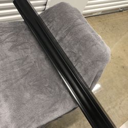 POTTERY BARN SATIN BLACK WALL SHELF 48”