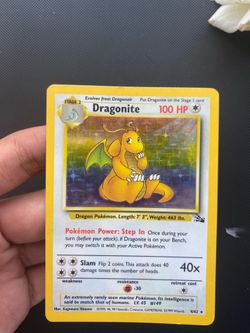 Dragonite holo fossil