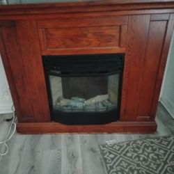 Wooden Fireplace 