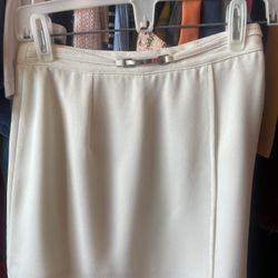Cream Skort