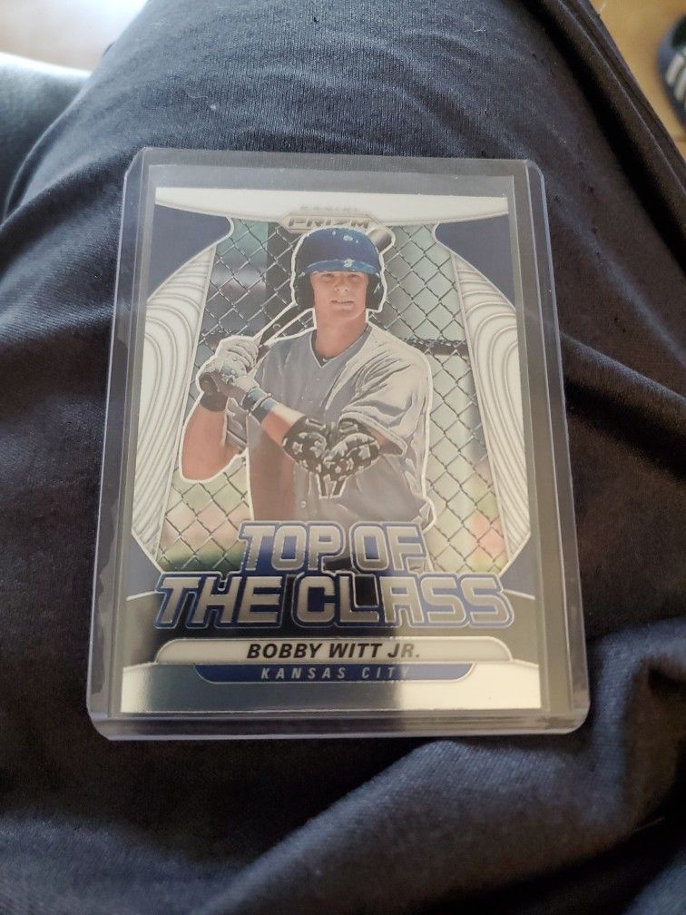 2020 Bobby Witt Jr Rookie Prospect Insert Panini Prizm
