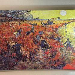 Canvas Art Print – “Red Vineyard at Arles” (Van Gogh)