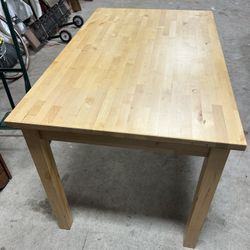 Butcher Block Table