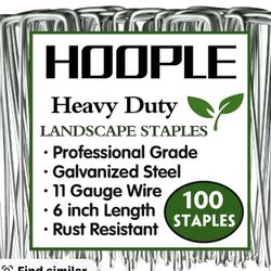 Galvanizes Steel  Staples  6”