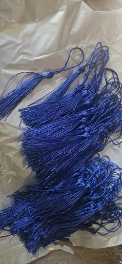 Royal Blue Small Tassels 96 Piece