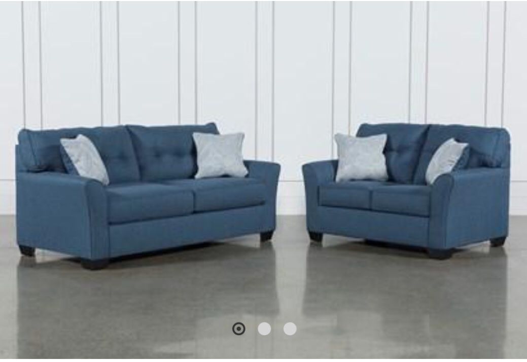 Jacoby denim sofa set