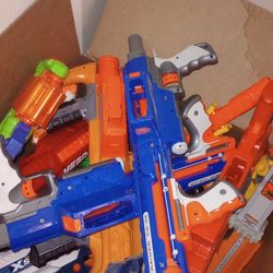 Over 50 Nerf Guns
