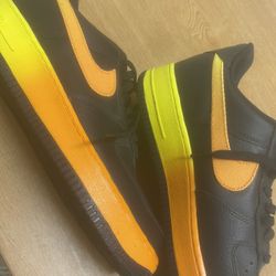 Custom Air Forces (Yellow/Orange)
