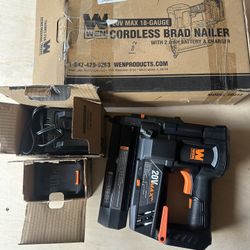 Wen 20V Max 18-gauge Cordless Nailer