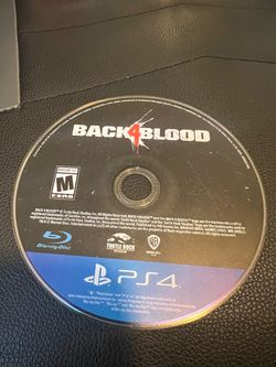 Back 4 Blood PS4 Game Disc only